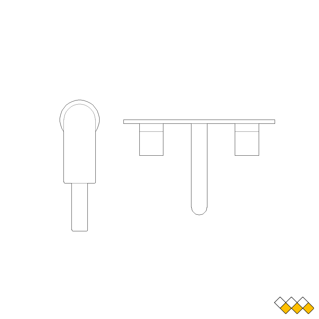 DWG Bathroom Faucet block
