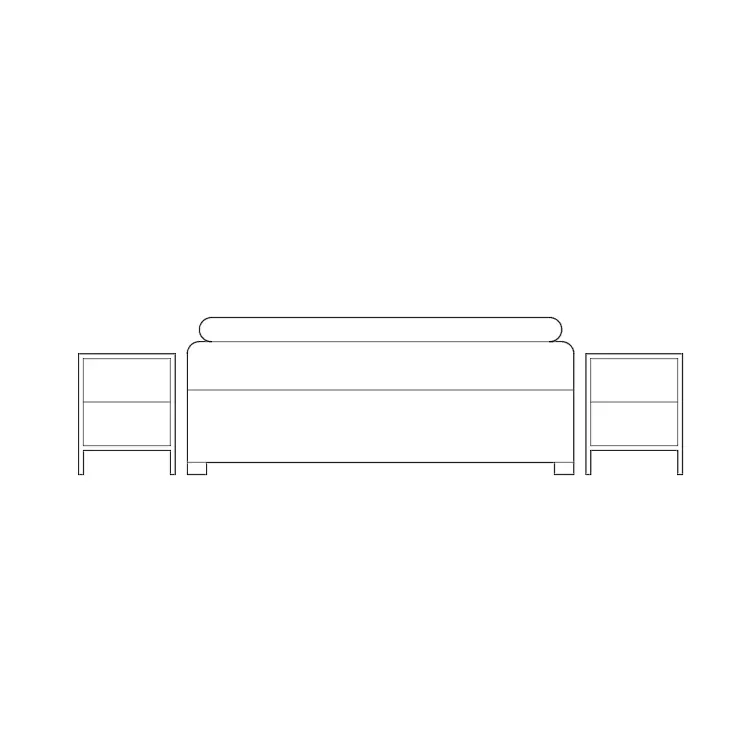 Cama (alzado)