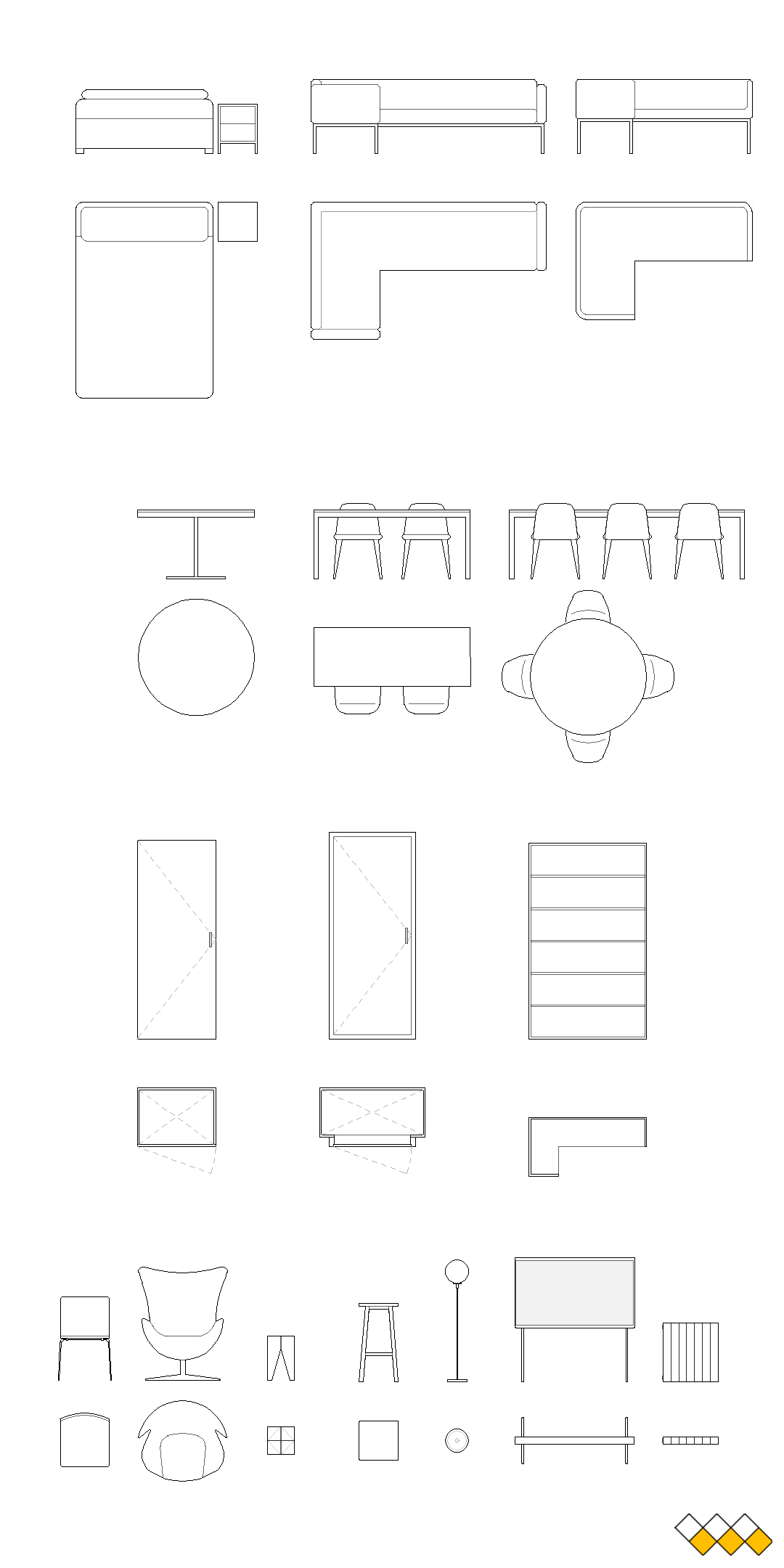 DWG Furniture block