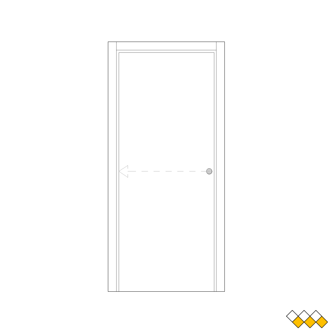 Sliding Door elevation CAD