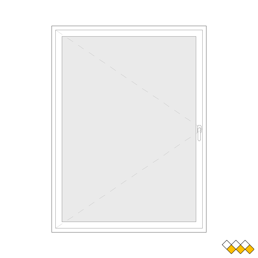 Window elevation CAD