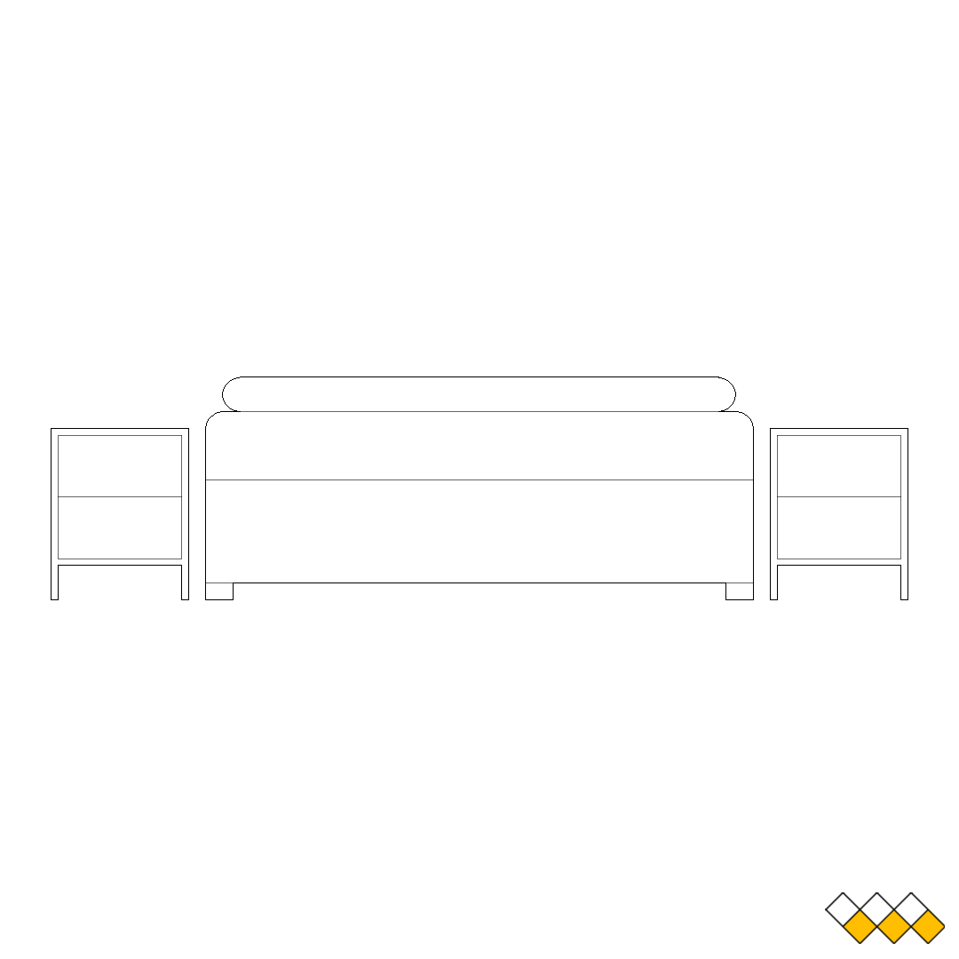 Bed elevation CAD