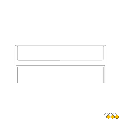 Bench elevation CAD