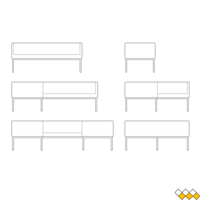 DWG Bench elevation block