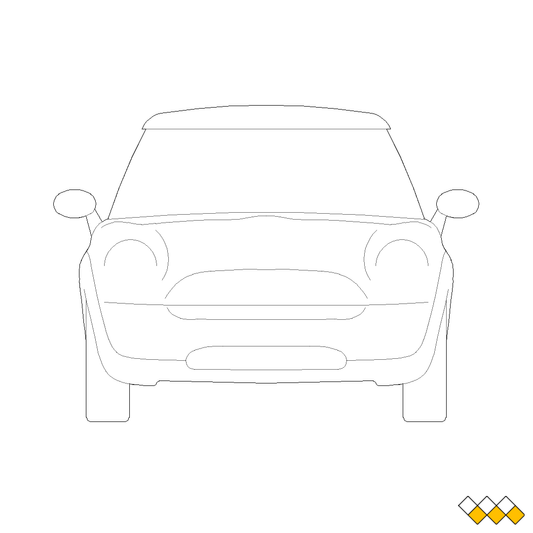 Car elevation CAD