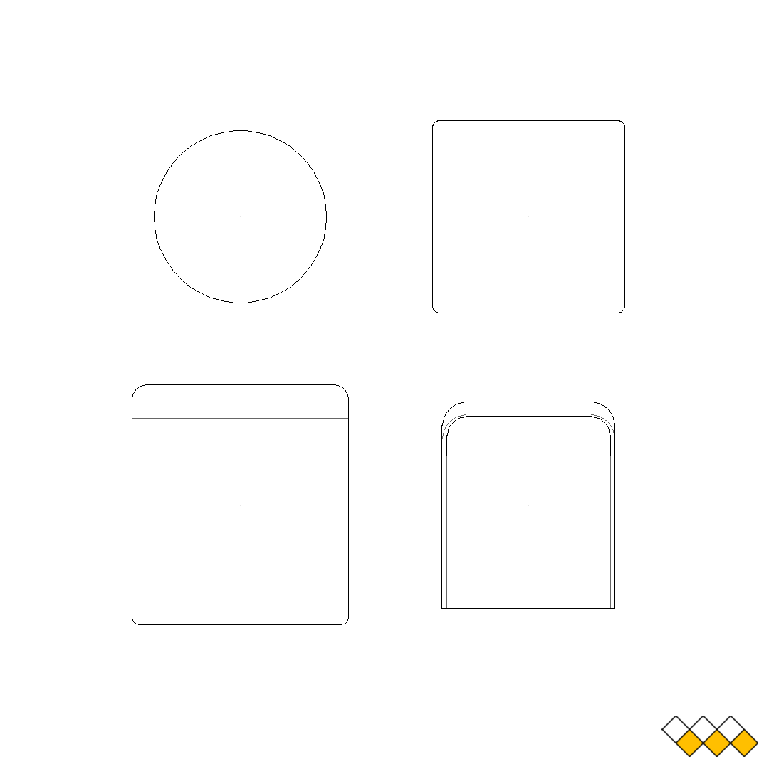 DWG Counter Stool block