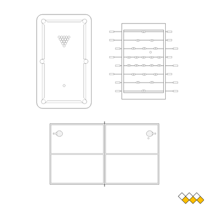 DWG Game Table block