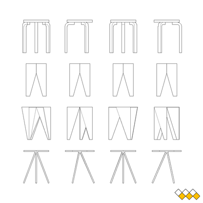 DWG Low Stool block