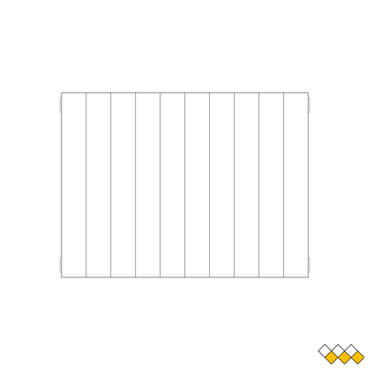 Radiator elevation CAD