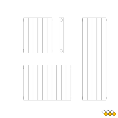 DWG Radiator elevation block