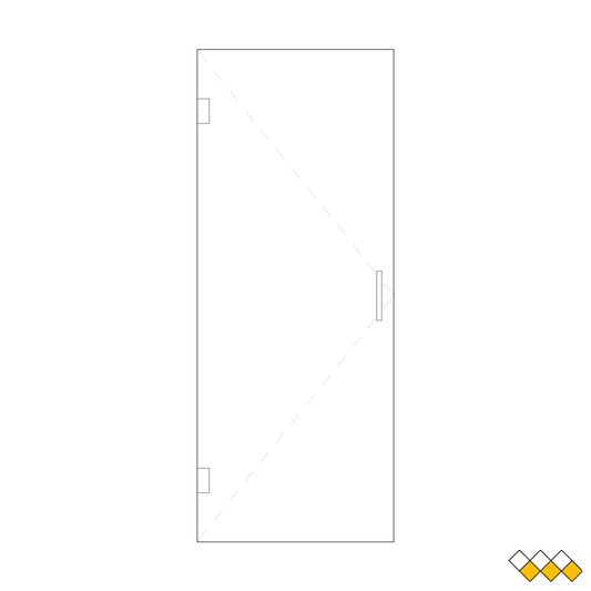 Shower Screen elevation CAD