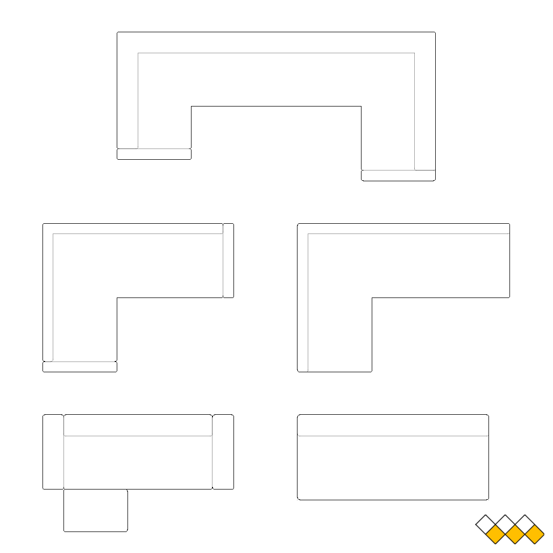 DWG Sofa block