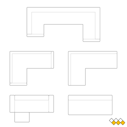 DWG Sofa block