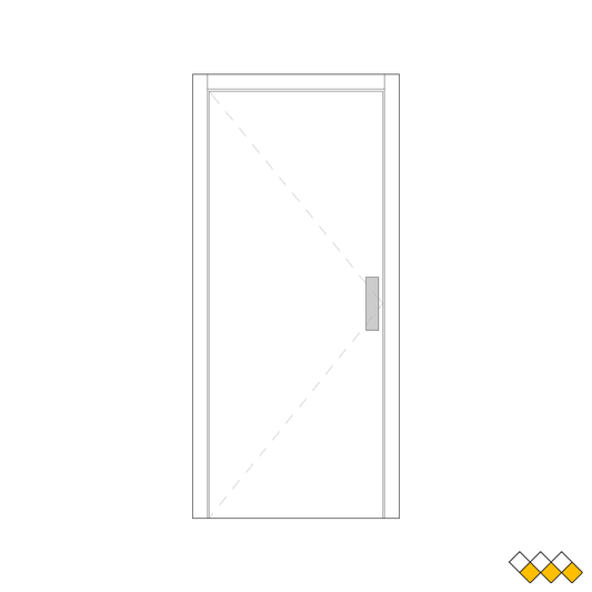 Swinging Door elevation CAD