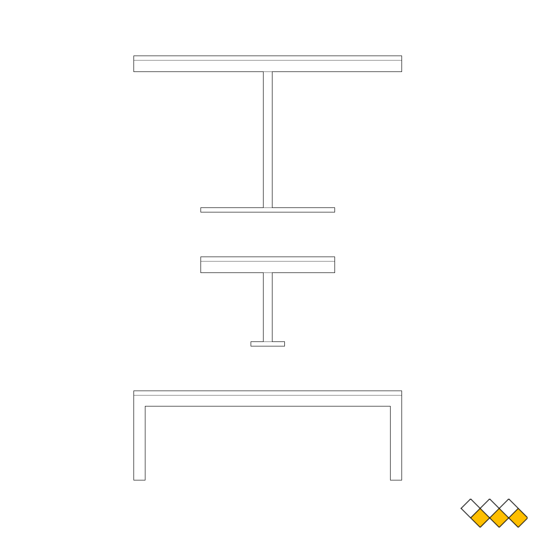 DWG Table elevation block