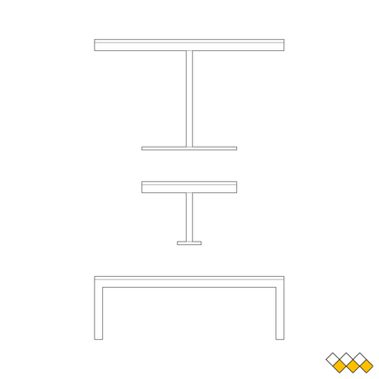 DWG Table elevation block